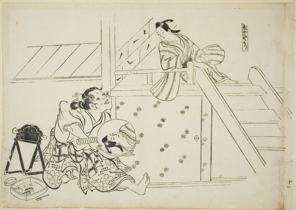 Una donna Nomori da Okumura Masanobu