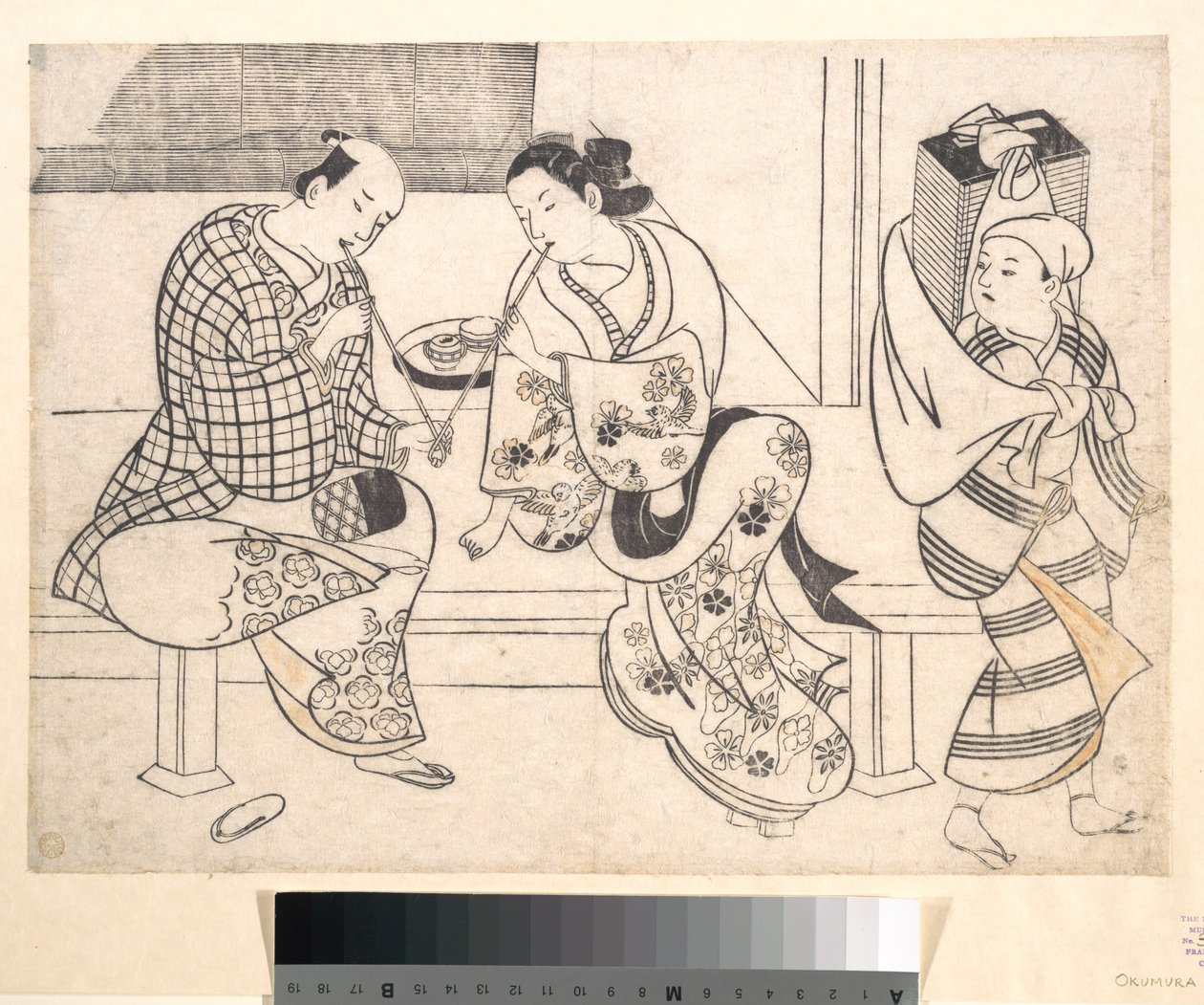 Coppia amorosa da Okumura Masanobu