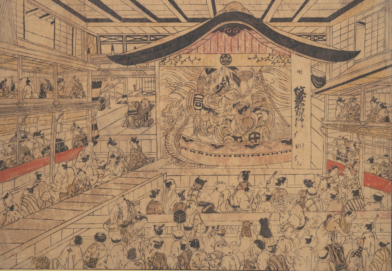 A teatro da Okumura Masanobu