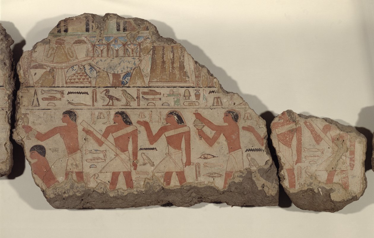 Dipinti di Metjetji, (dettaglio) da Old Kingdom Egyptian