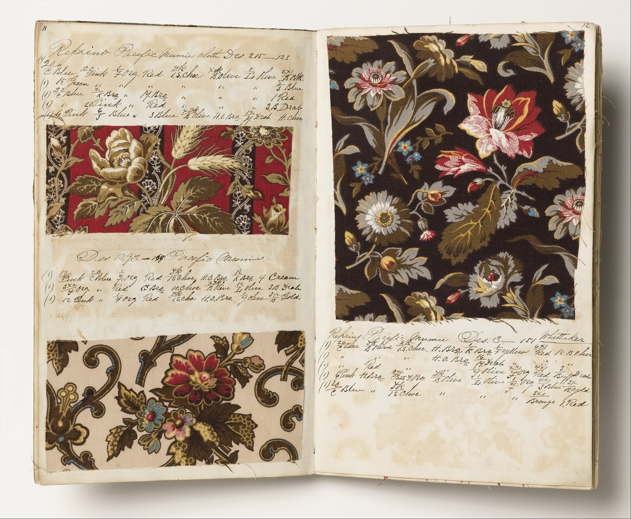 Libro dei registri del tintore da Old Pacific Print Works