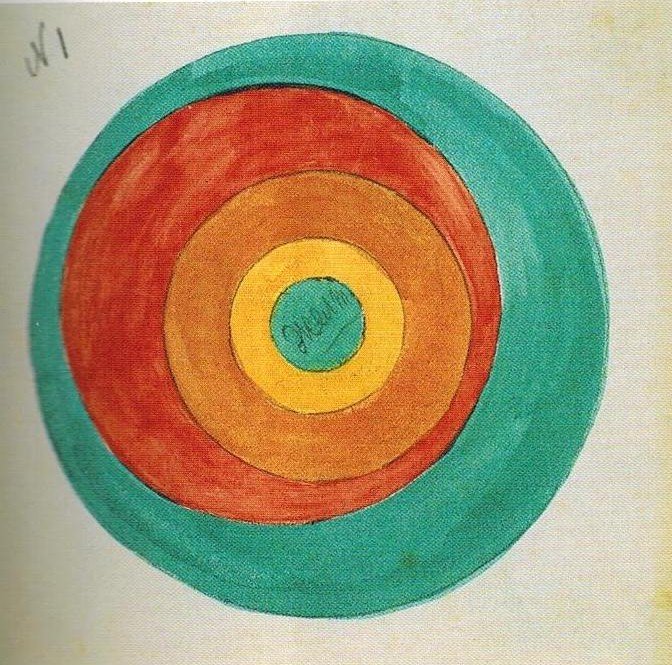 Pittura a colori. Schizzo. da Olga Rozanova
