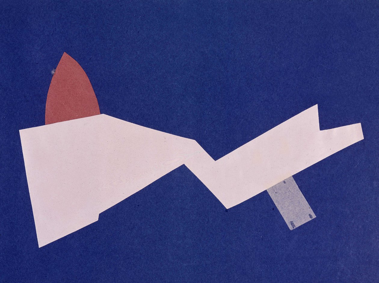 Guerra Universale: opera di collage di Olga Rosanova, gennaio 1916 da Olga Wladimirowna  Rosanowa