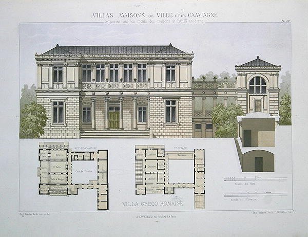 Villa Greco Romana, incisa da Walter, tavola 49 da 