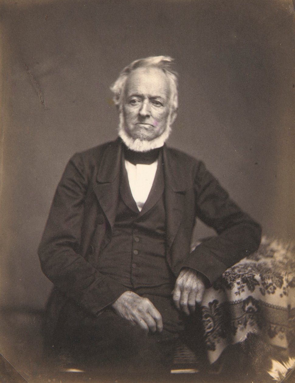 Ritratto di gentiluomo con capelli bianchi da Oliver H. Willard