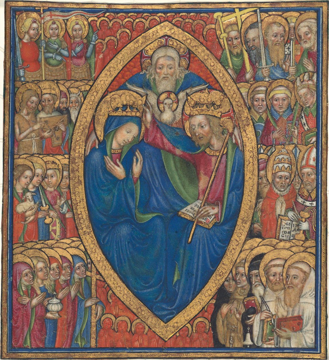 Incoronazione della Vergine con la Trinità e i Santi da Olivetan Master