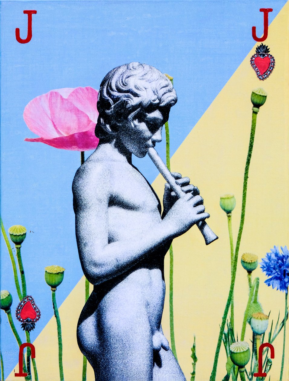 Fante, 2019 (tecnica mista su tela) da Olivia Gozzano