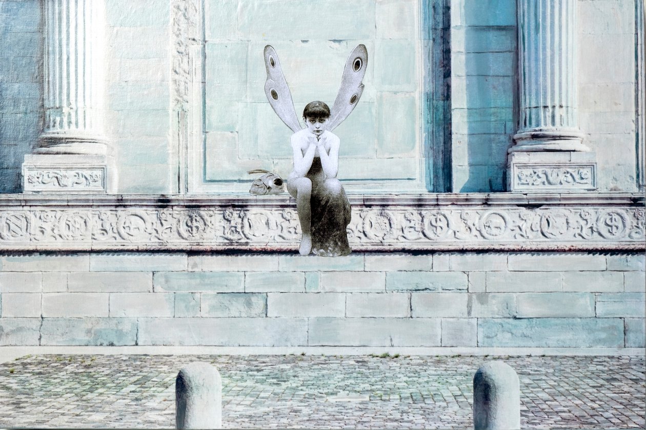 Fatina, 2021 (tecnica mista su tela) da Olivia Gozzano