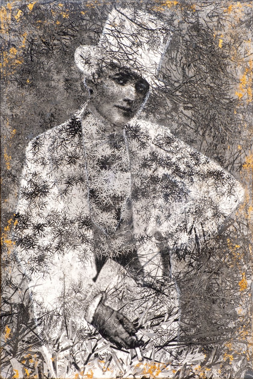 Oro, 2022 (tecnica mista su legno) da Olivia Gozzano