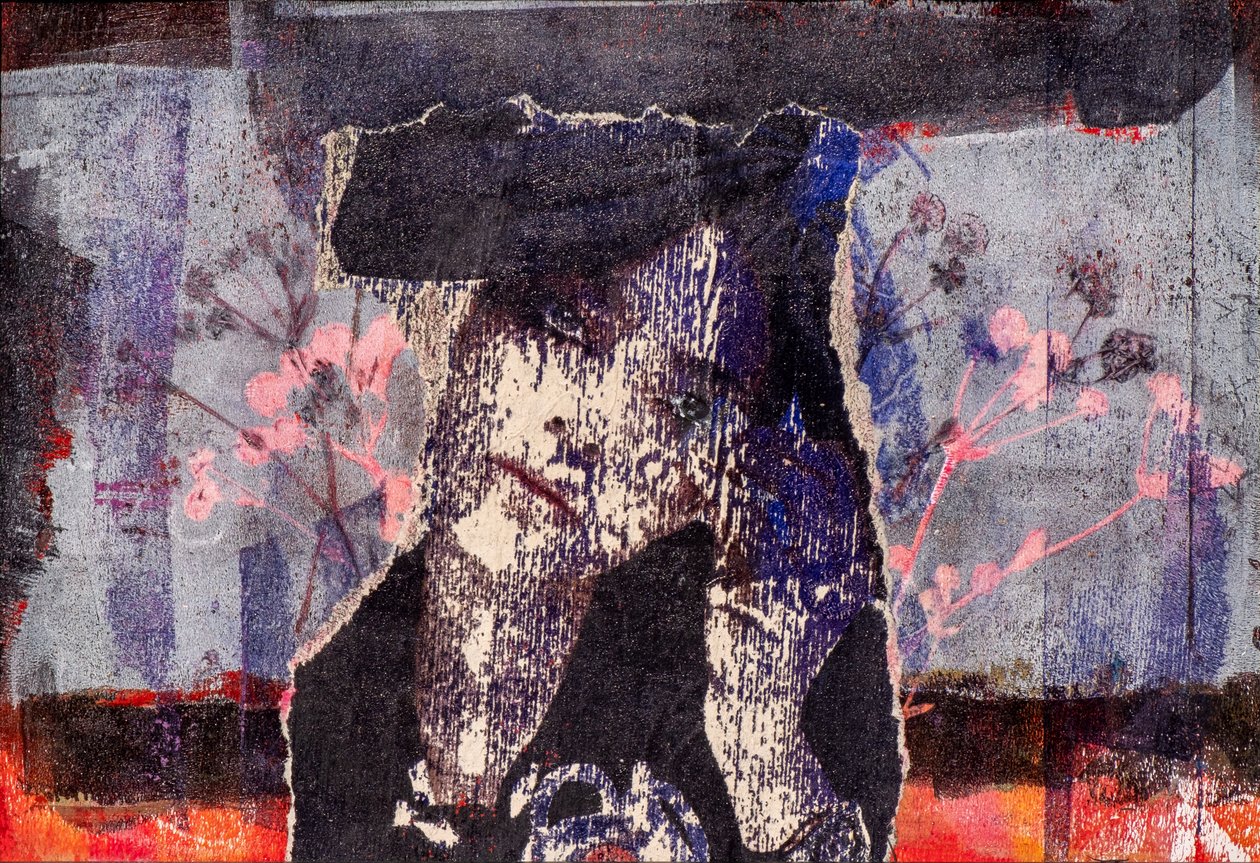 Mixx, 2022 (tecnica mista su cartone) da Olivia Gozzano