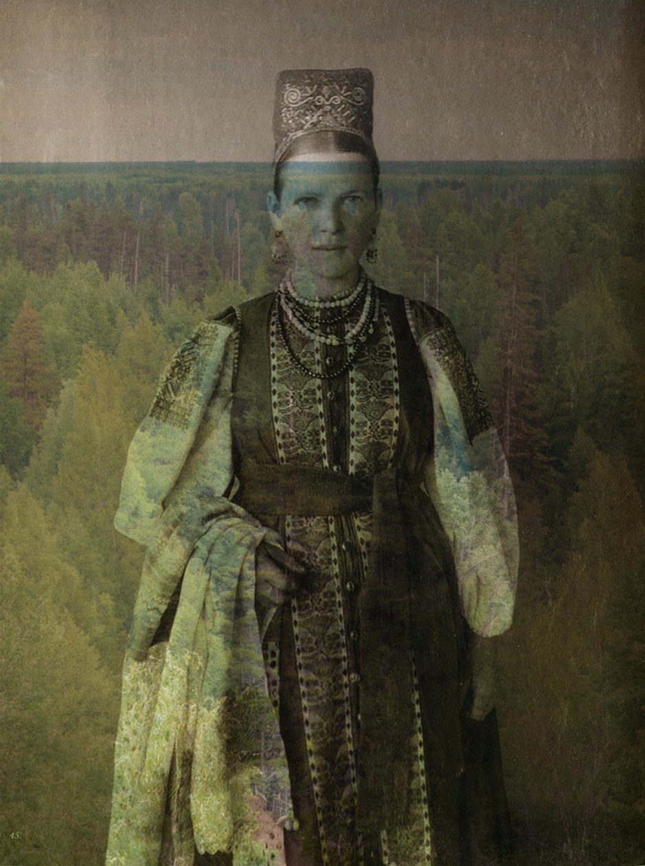 Russkie krasavitsy, 2024 (tecnica mista digitale) da Olivia Gozzano