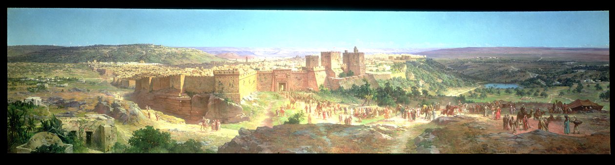 Gerusalemme: il giorno della morte di Cristo, 1886 da Olivier Pichat