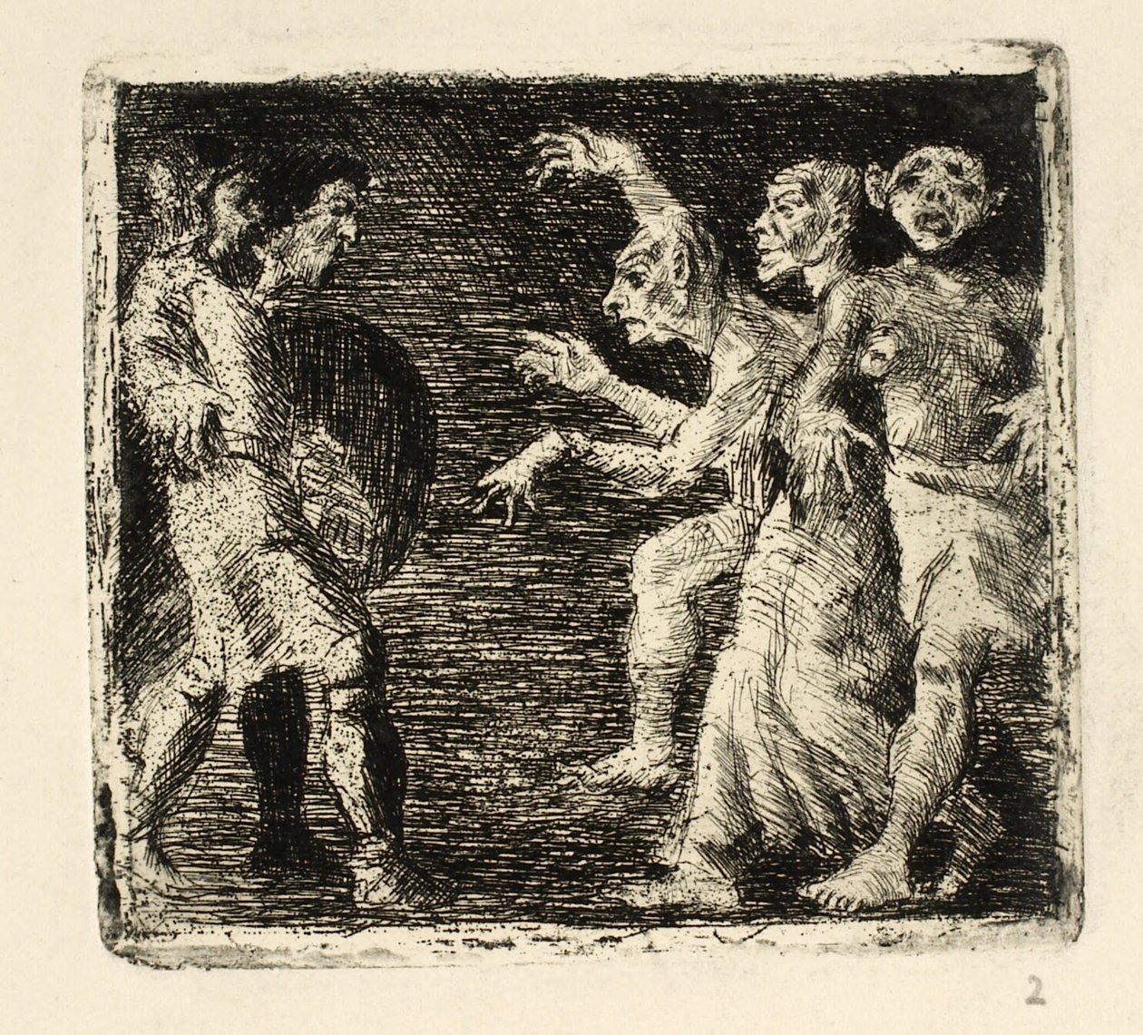 Macbeth e le streghe da Oluf Hartmann