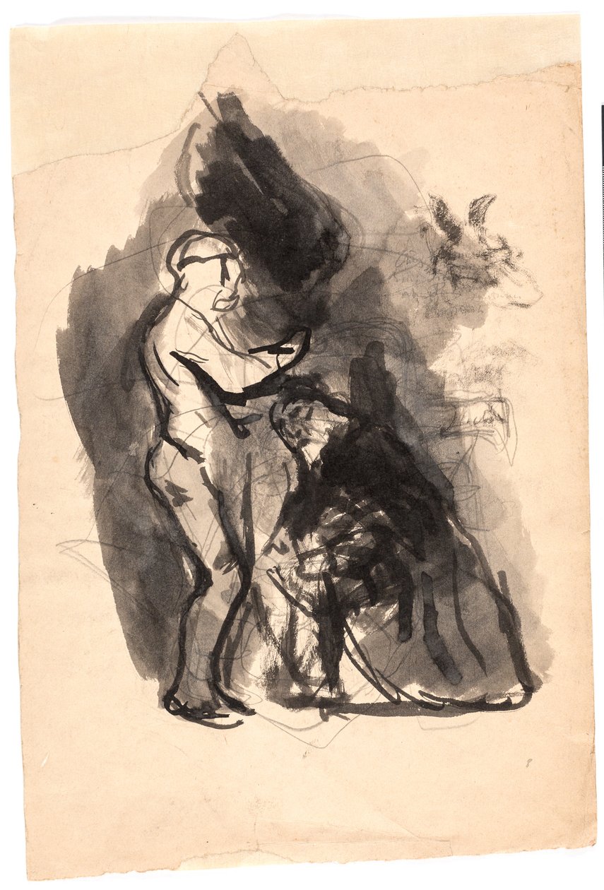 Studio per "Dedalo e Icaro" da Oluf Hartmann