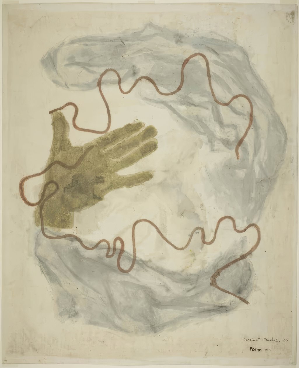 Modulo n. 5: Affetto per le cose senza forma da Onchi Kôshirô