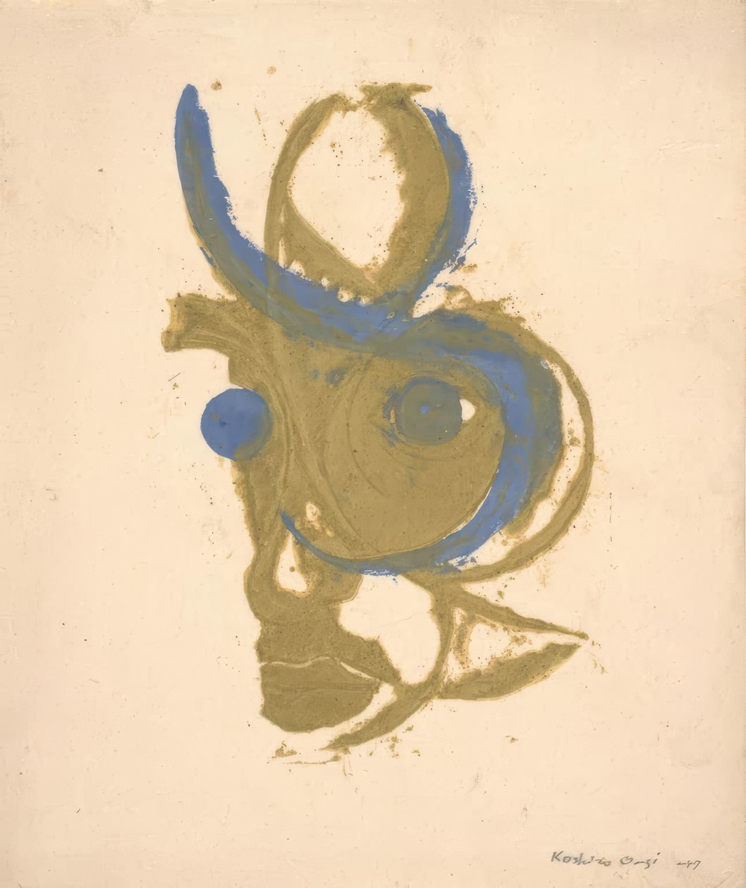 Ritratto di un poeta, immagine interiore da Onchi Kôshirô