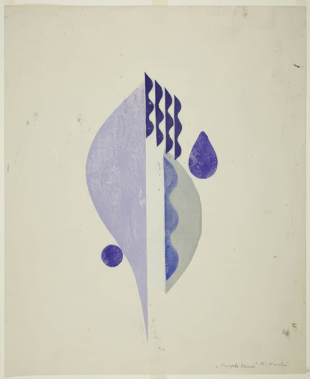 Fiore viola da Onchi Kôshirô