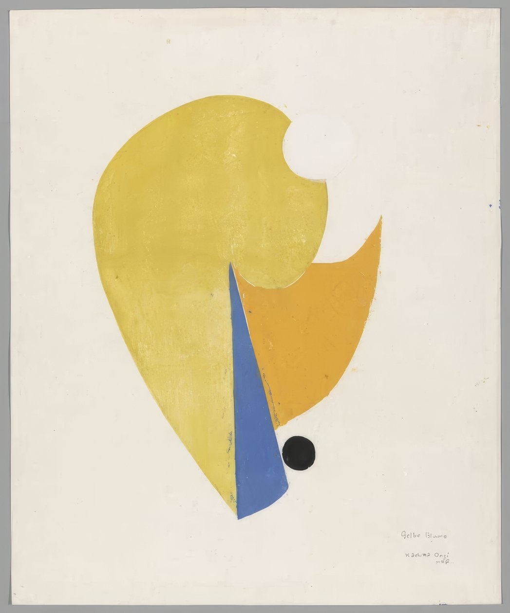 Yellow Flower (Fiore giallo) da Onchi Kôshirô