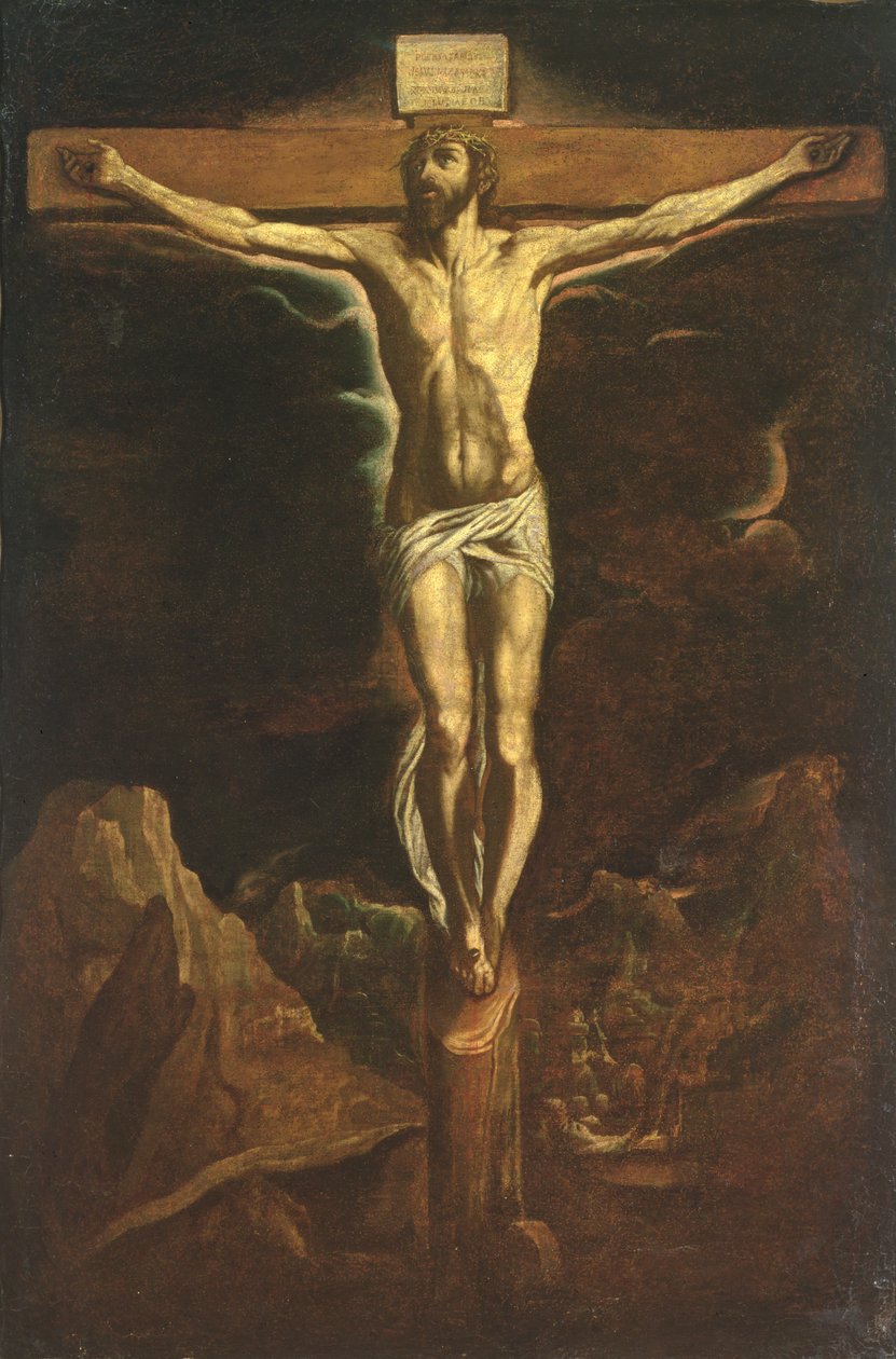 Cristo sulla croce, 1600 da Orazio Borgianni