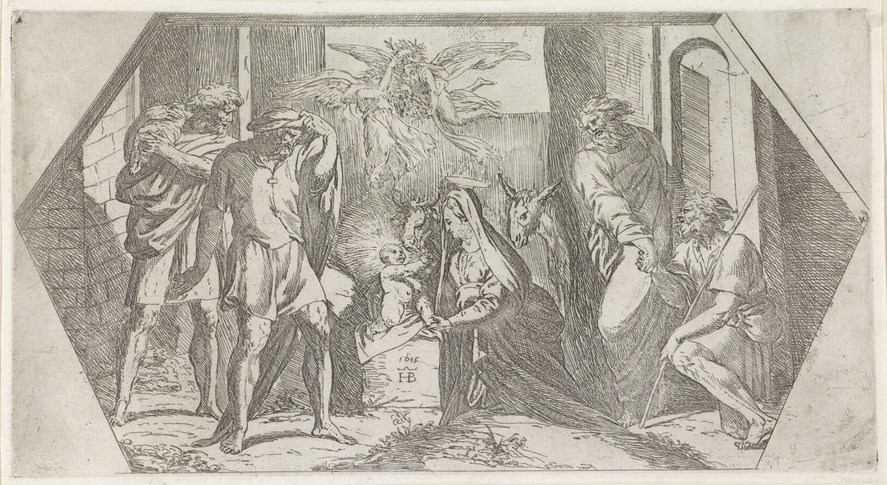 Adorazione dei pastori da Orazio Borgianni