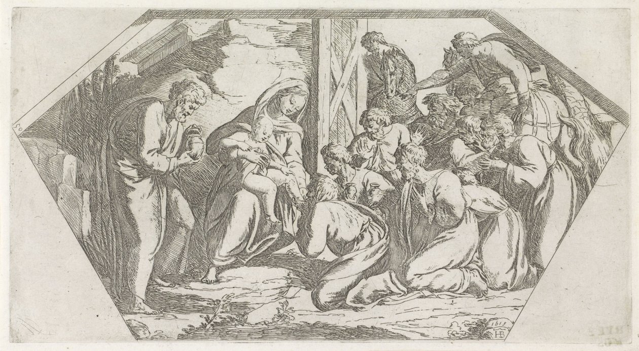 Adorazione dei Magi da Orazio Borgianni