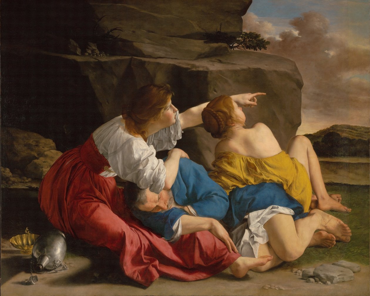 Lot e le sue figlie da Orazio Gentileschi