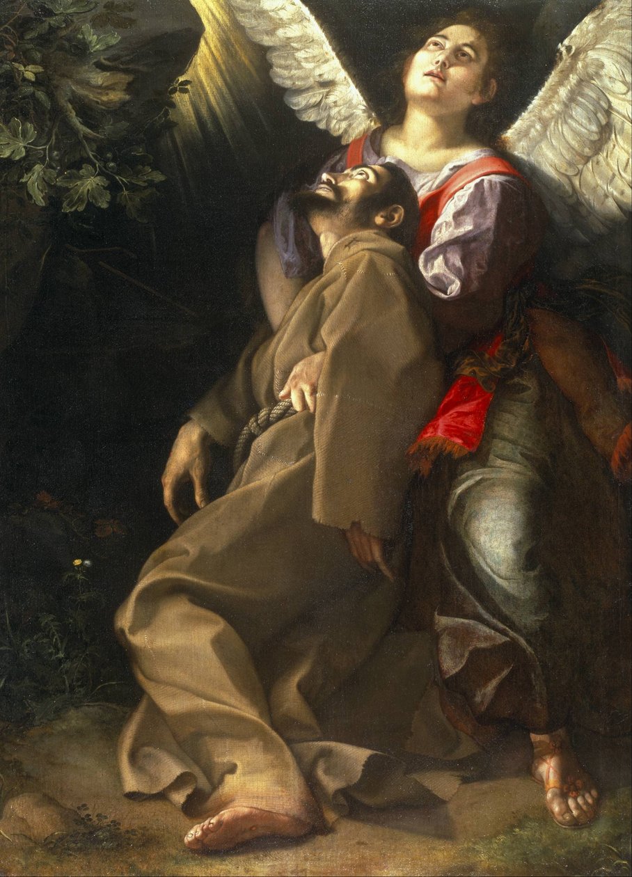 La stigmatizzazione di San Francesco da Orazio Gentileschi