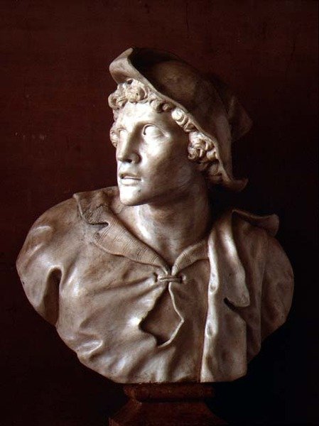 Bravo: Ragazzo con cappello, c.1710 da Orazio Marinali