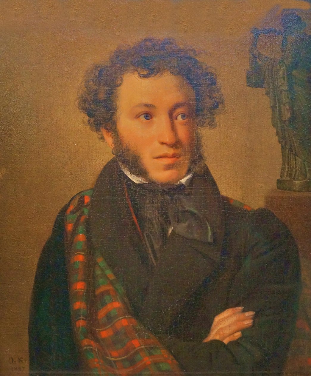 Ritratto del poeta A.S. Puškin da Orest Adamovich Kiprensky