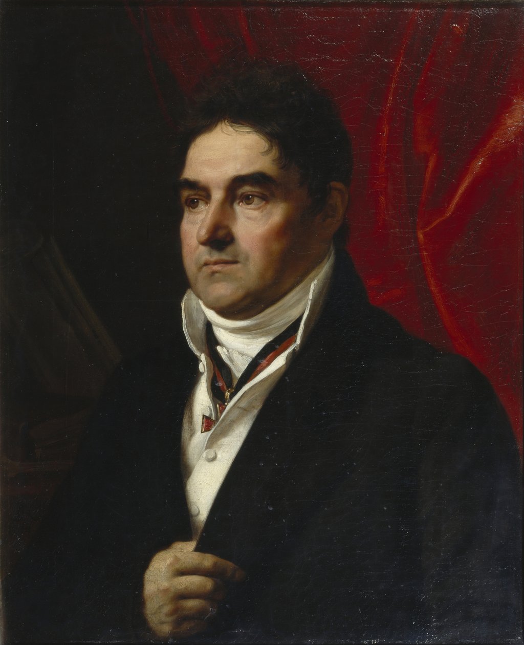 Ritratto di Vasily Semyonovich Khvostov 1756-1832, 1814 da Orest Adamovich Kiprensky