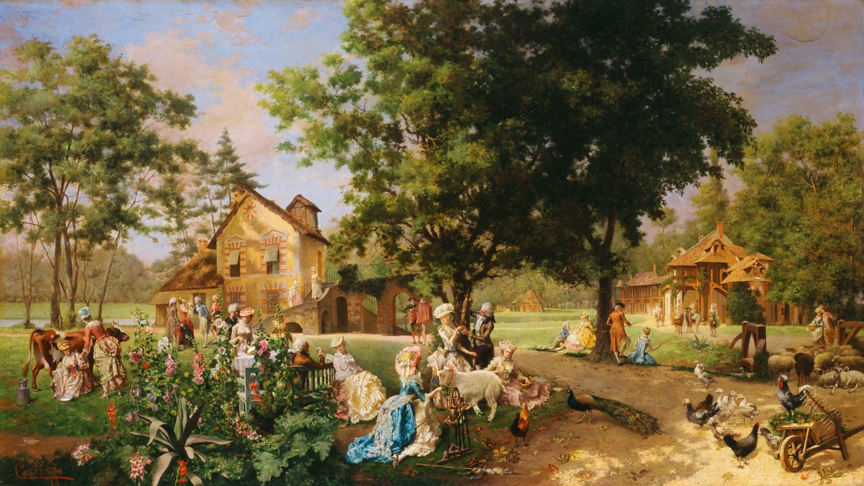 Il Hameau di Maria Antonietta a Versailles da Oreste Cortazzo