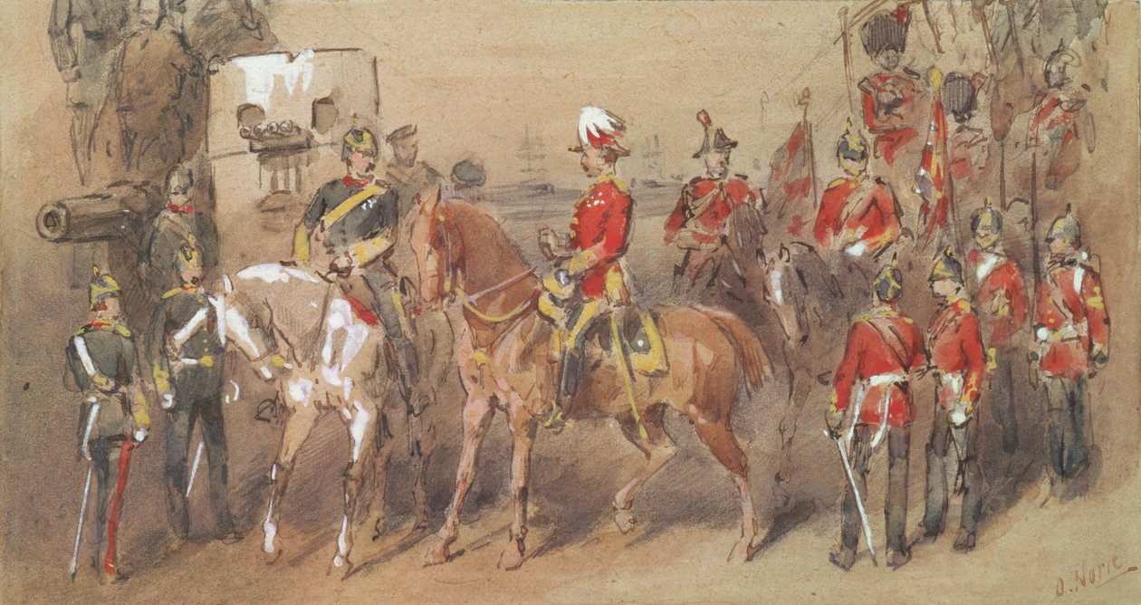 Generale Sir Garnet Wolseley (1833-1913) ad Alessandria, 1882 da Orlando Norie