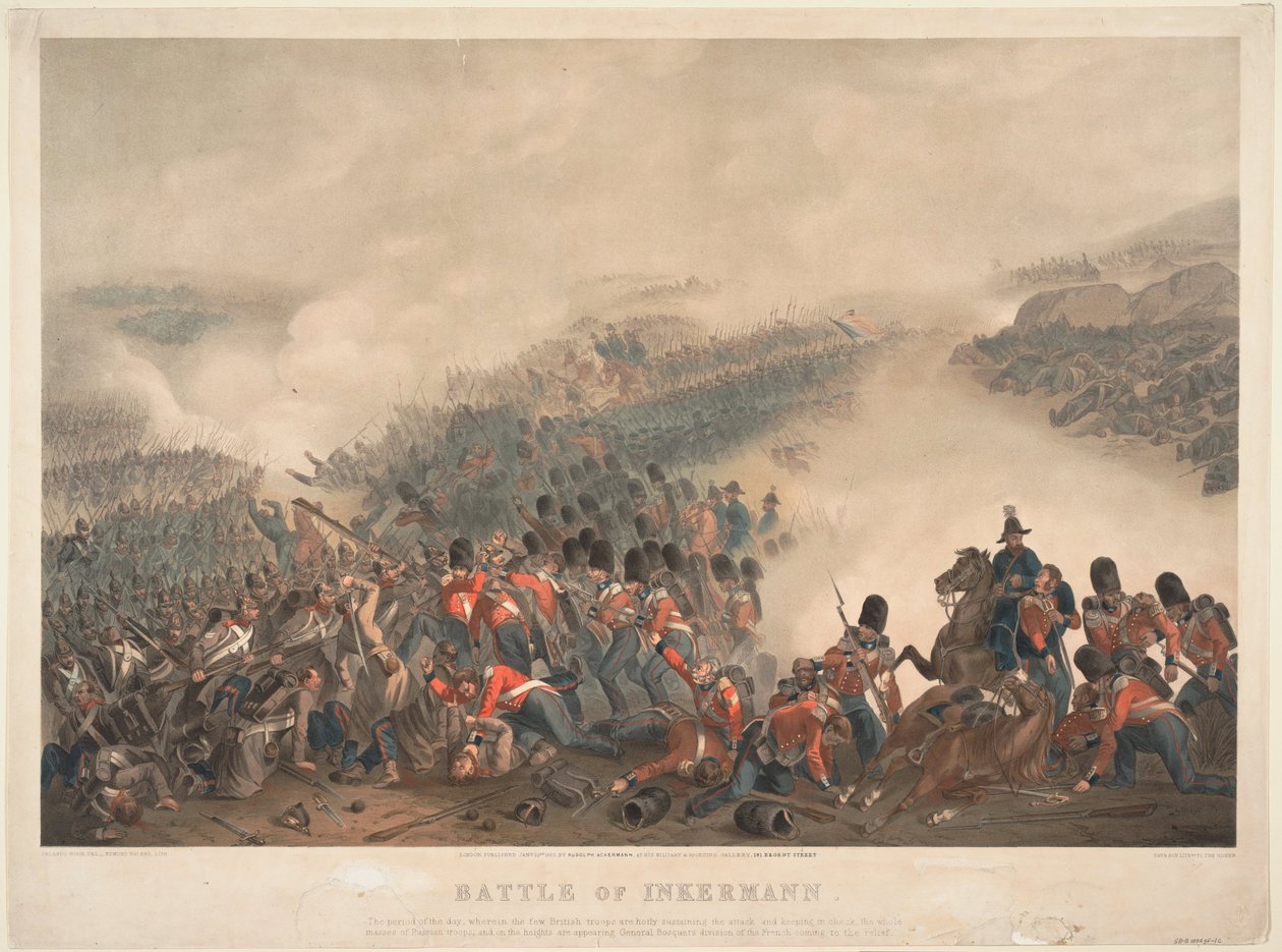 Guerra di Crimea: la battaglia di Inkerman - La Battaglia di Inkerman del 5 novembre da Orlando Norie
