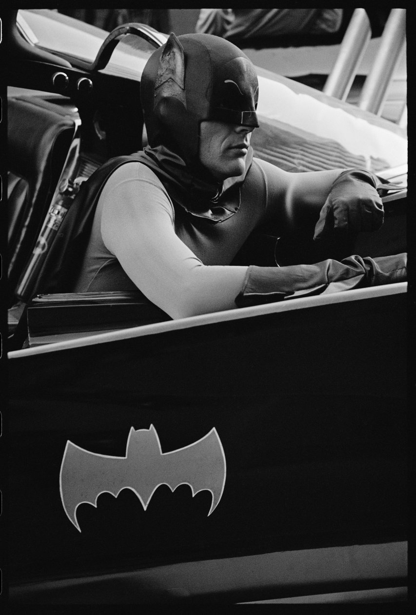 Batman sul set della serie TV 