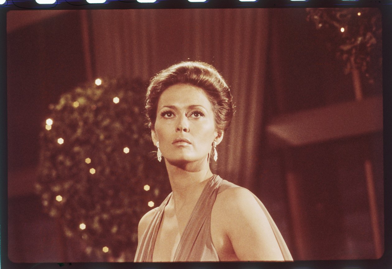 Faye Dunaway sul set di 