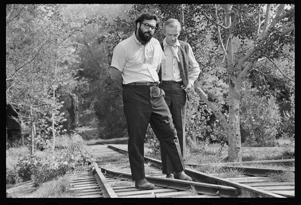 Francis Ford Coppola e Fred Astaire sul set di 