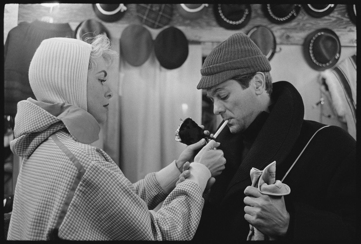 Janet Leigh e Tony Curtis alle Olimpiadi Invernali, Squaw Valley, California da Orlando Suero