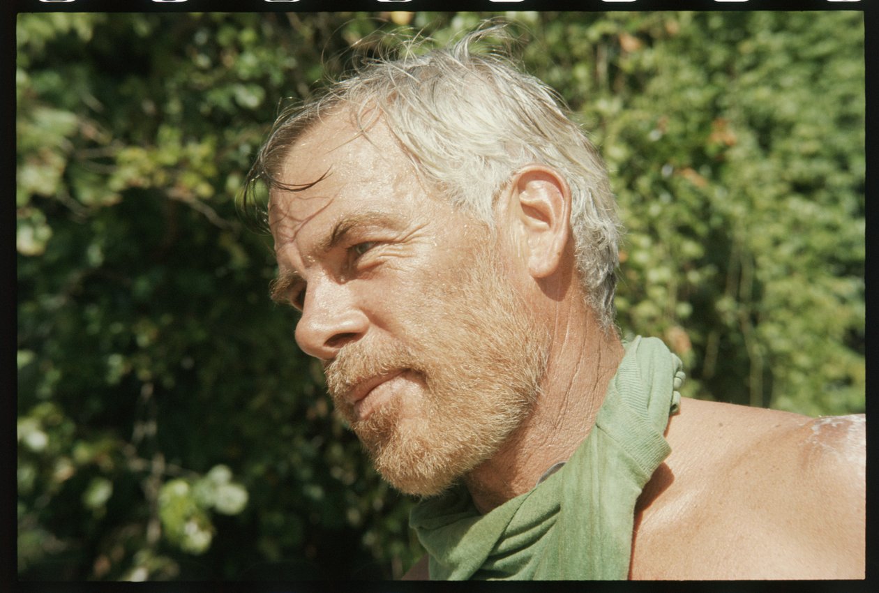 Lee Marvin sul set di 