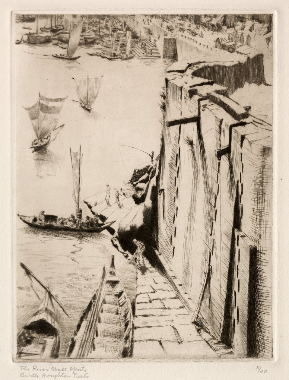 Muro del fiume, Oporto da Orville Houghton Peets