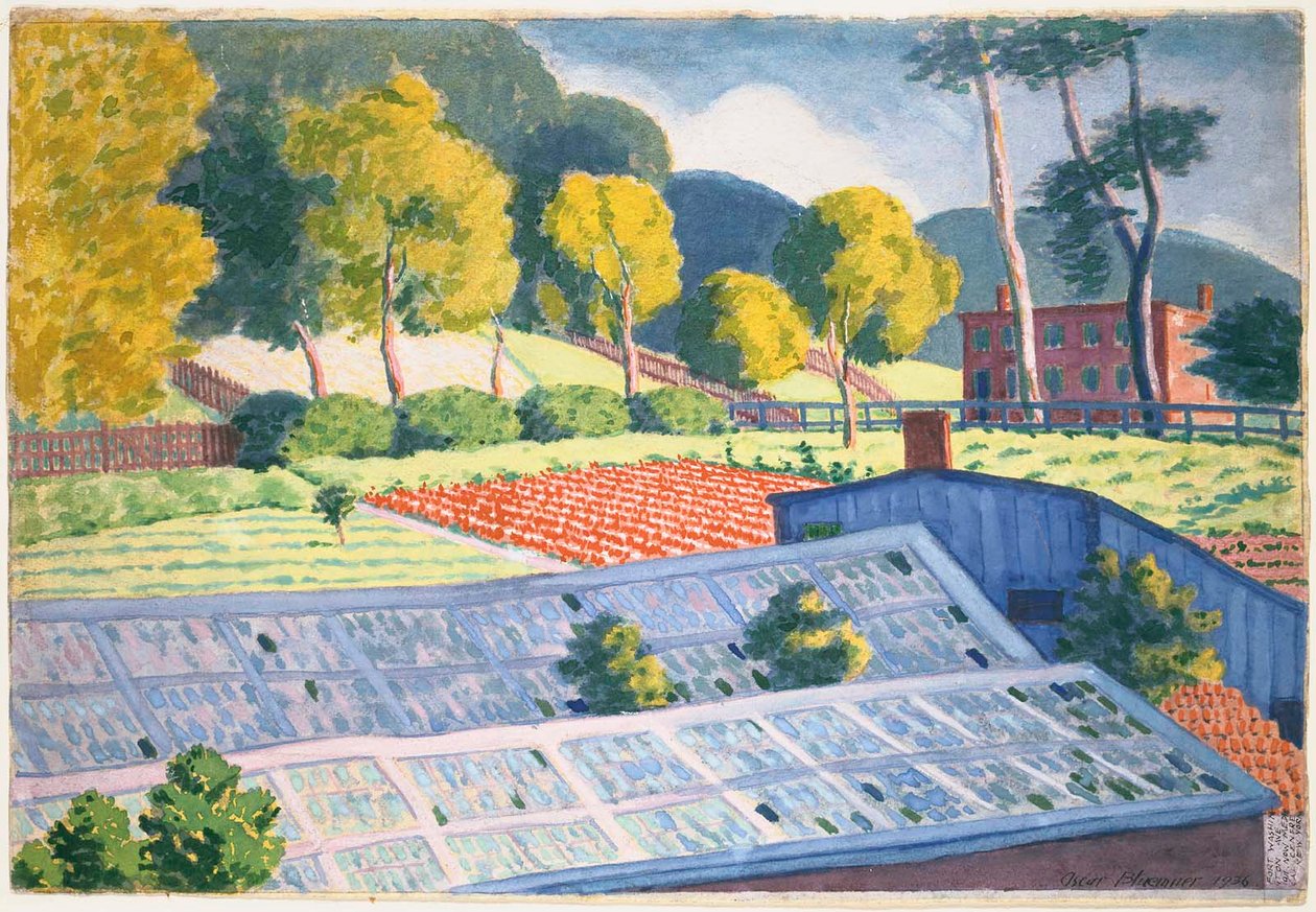 Fort Washington Avenue nel 1911 da Oscar Florianus Bluemner