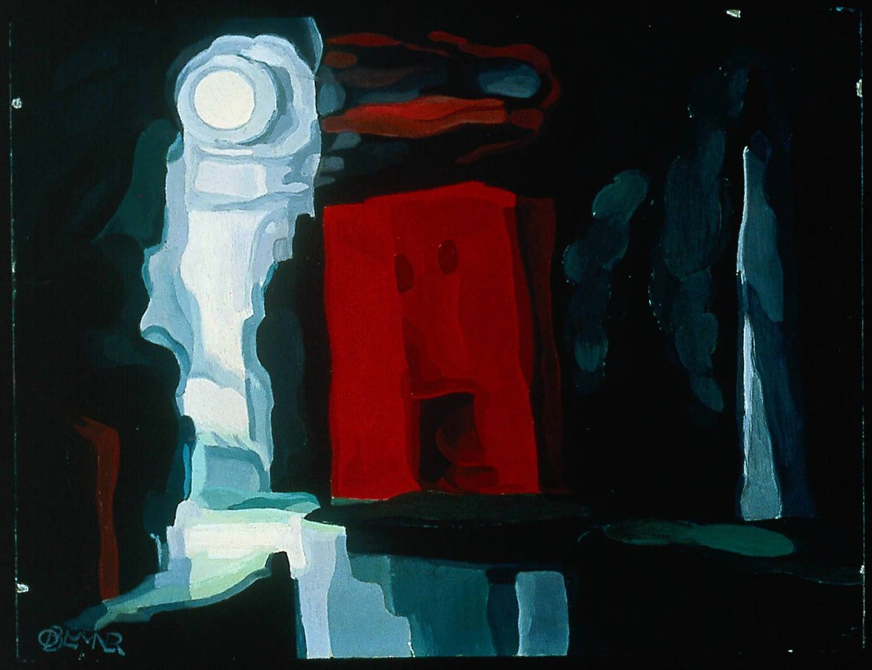 Atmosfera notturna lunare da Oscar Florianus Bluemner