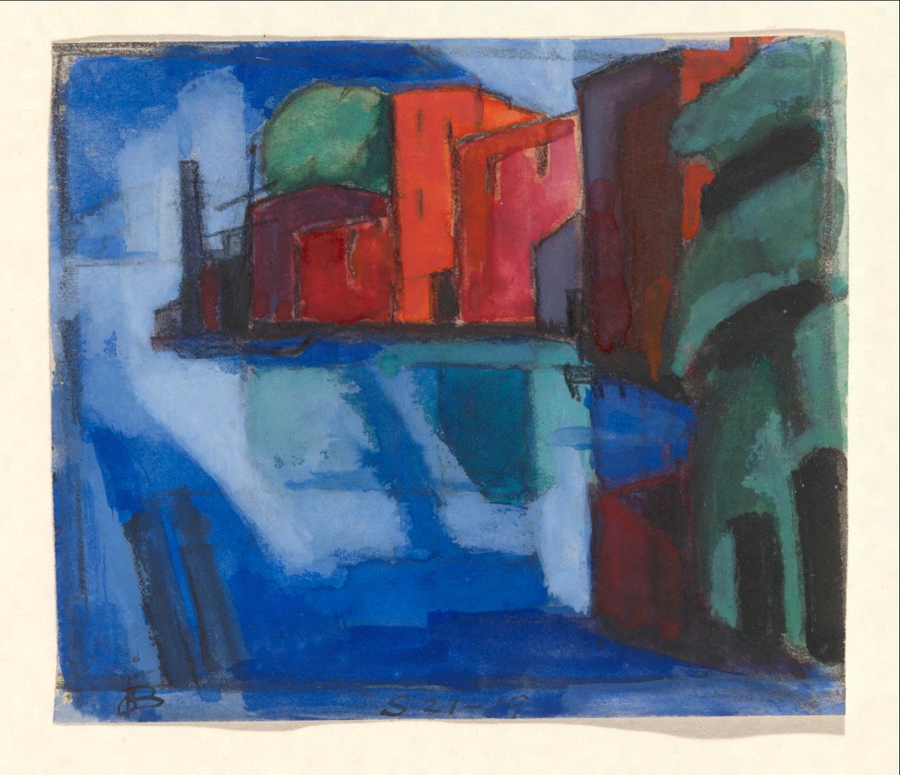 Inizio primavera, Passaic Valley da Oscar Bluemner