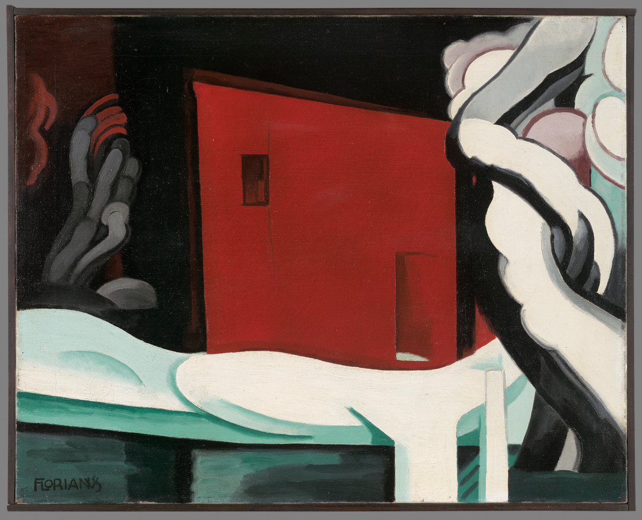 Neve e bagliore da Oscar Bluemner
