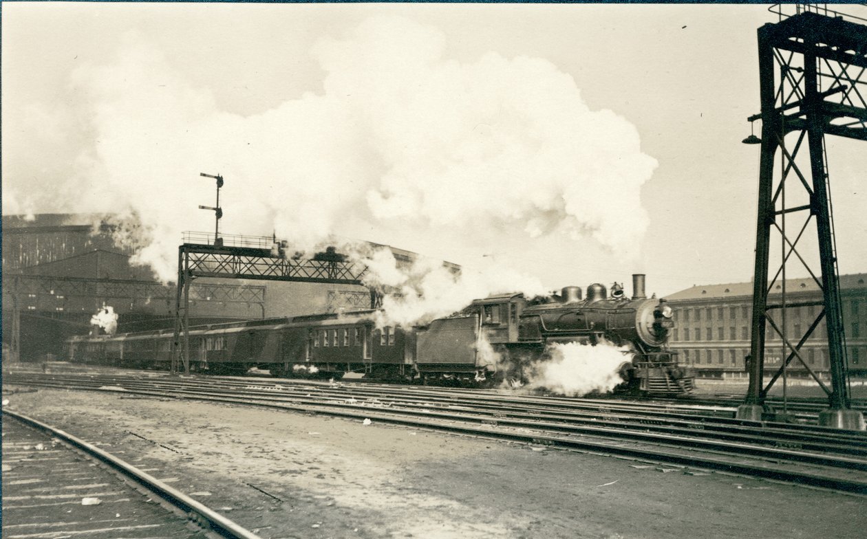 Treno in partenza dalla Union Station, St. Louis da Oscar C. Kuehn