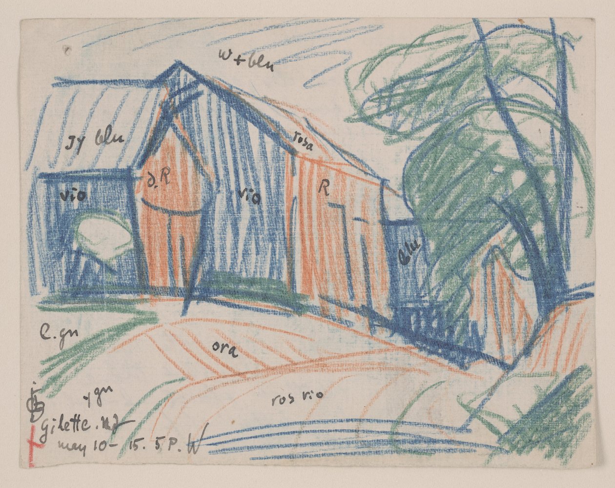 Gilette, New Jersey da Oscar Florianus Bluemner