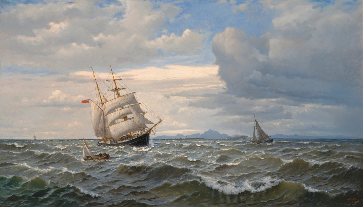 Paesaggio marittimo da Oscar Kleineh