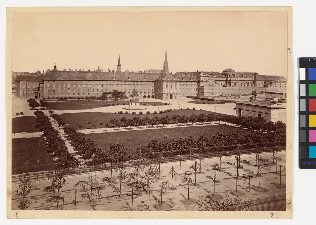 1. Burg - Heldenplatz - Veduta verso l