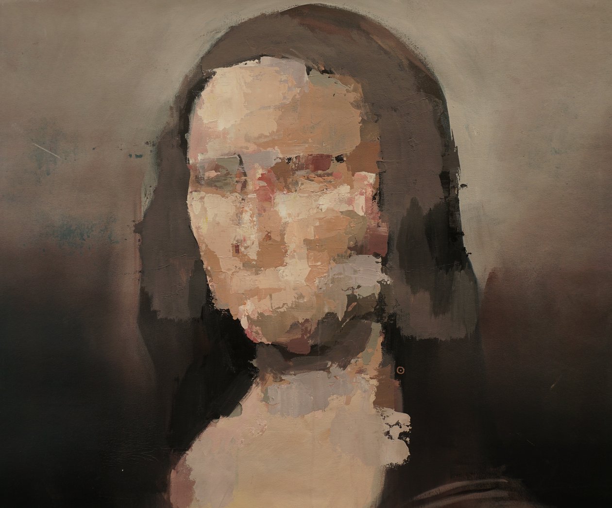 Monna Lisa, 2020 (acrilico su tela) da Oscar Nin