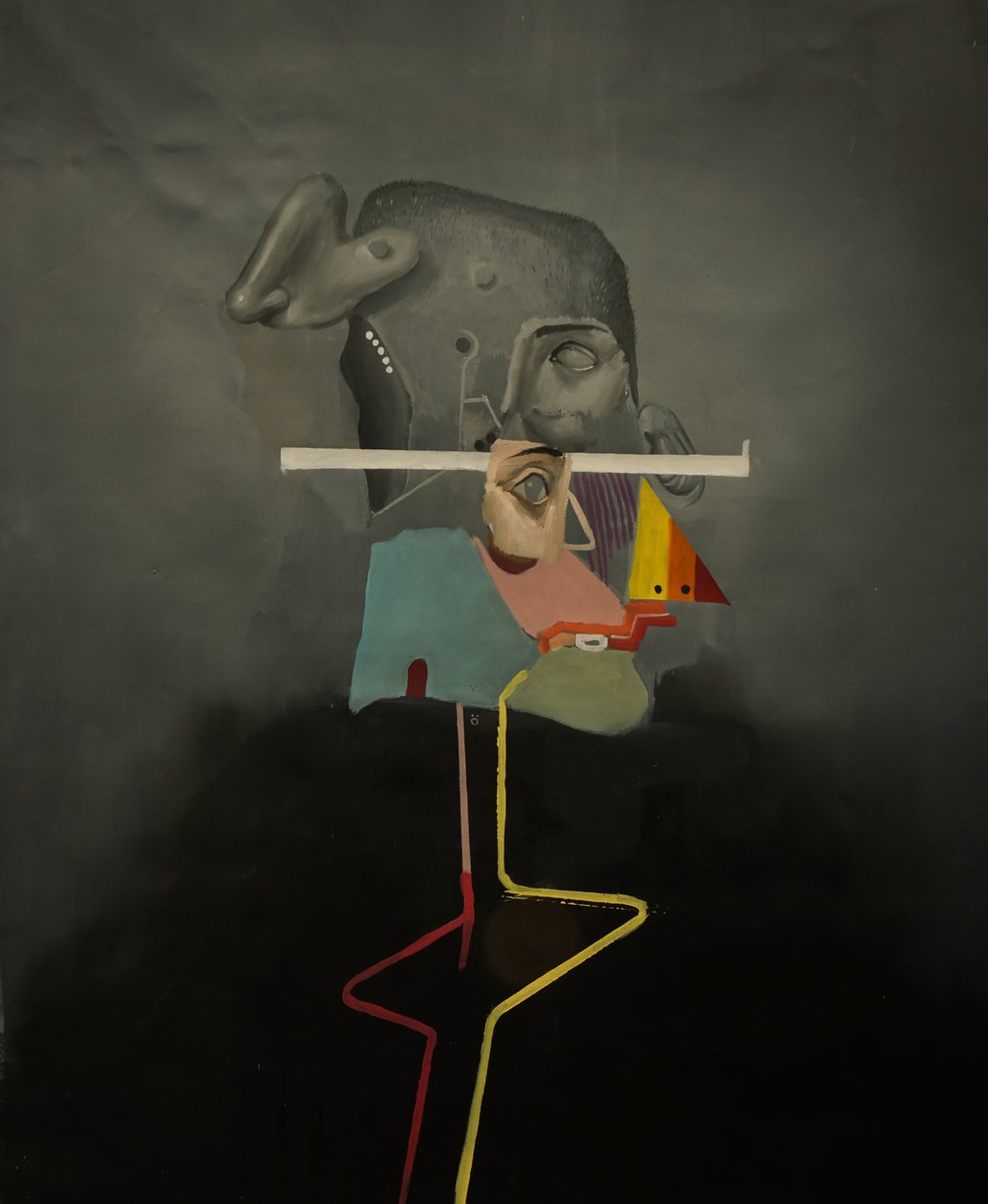 Silly, 2021-2014 (olio su lino) da Oscar Nin