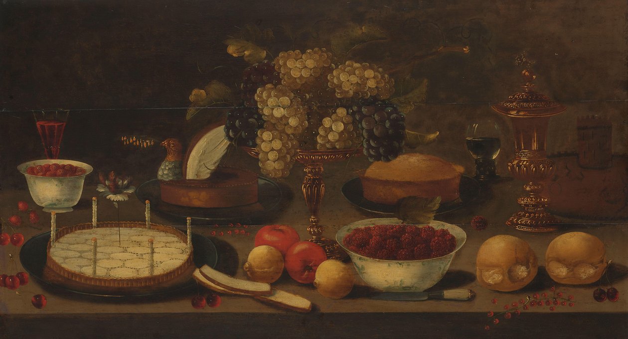 Natura morta con banchetto da Osias Beert (I) (follower of)